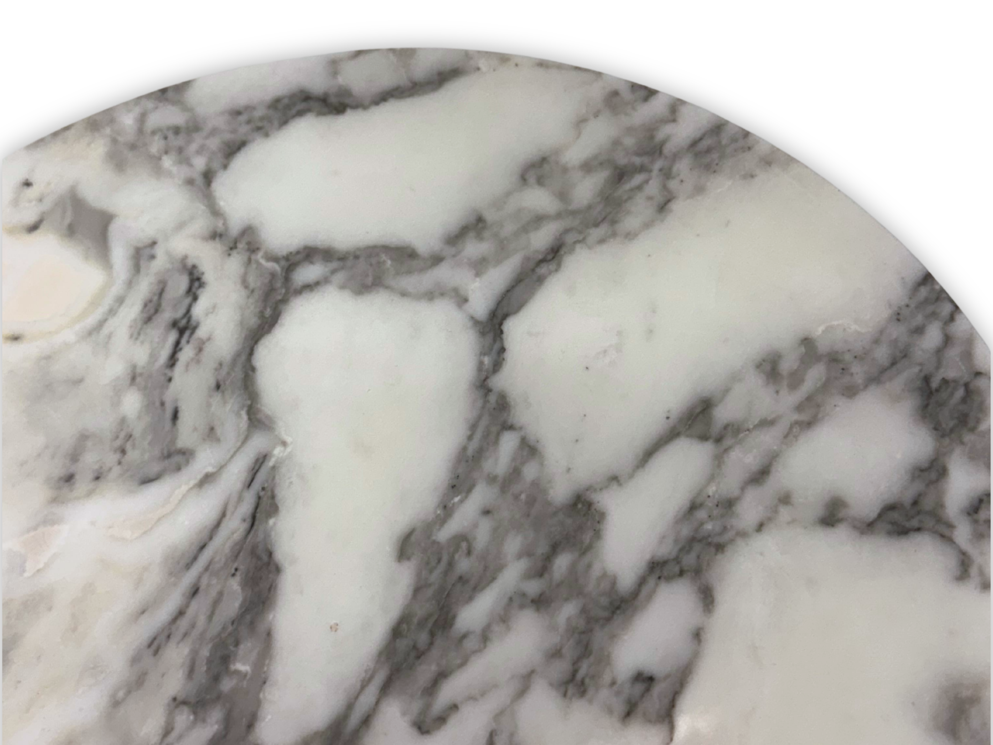 Bandeja Giratoria Mármol Arabescato 30 cm