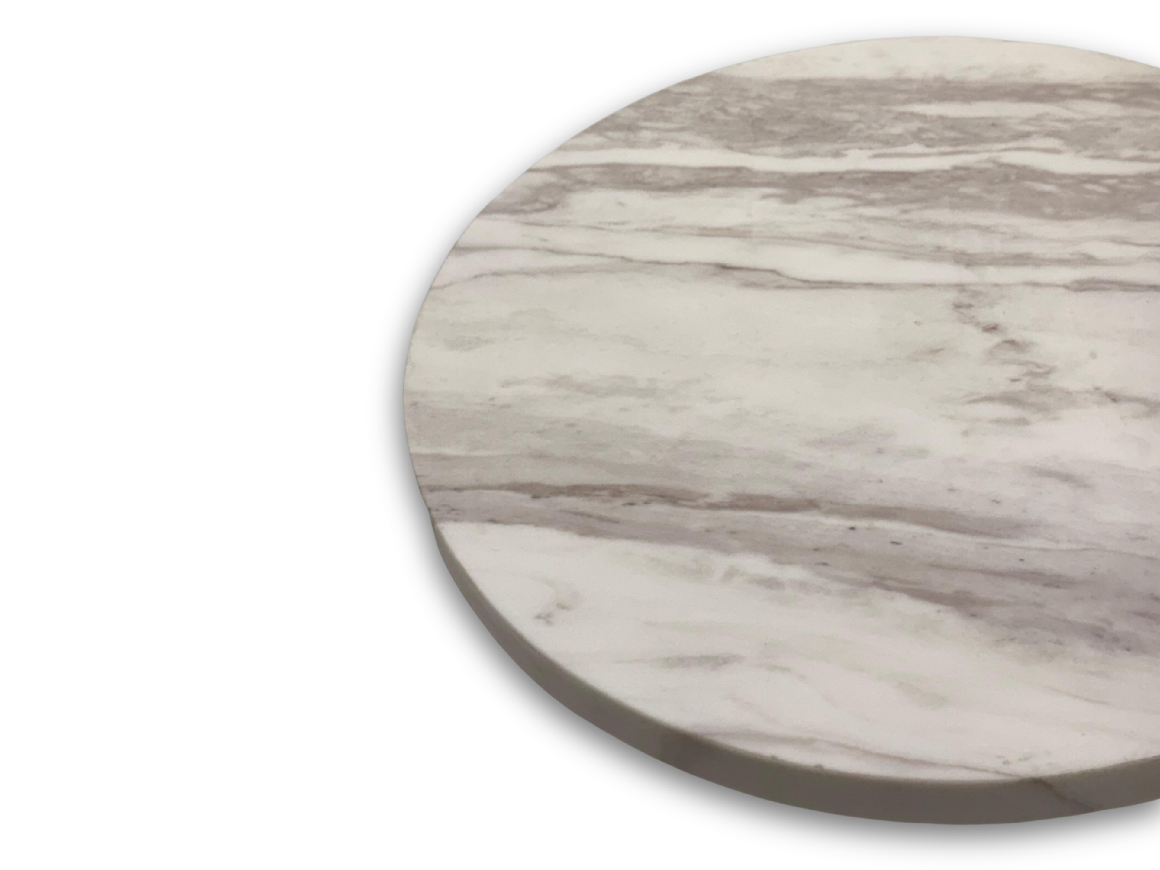 Bandeja Giratoria Mármol Blanco Volakas 30 cm