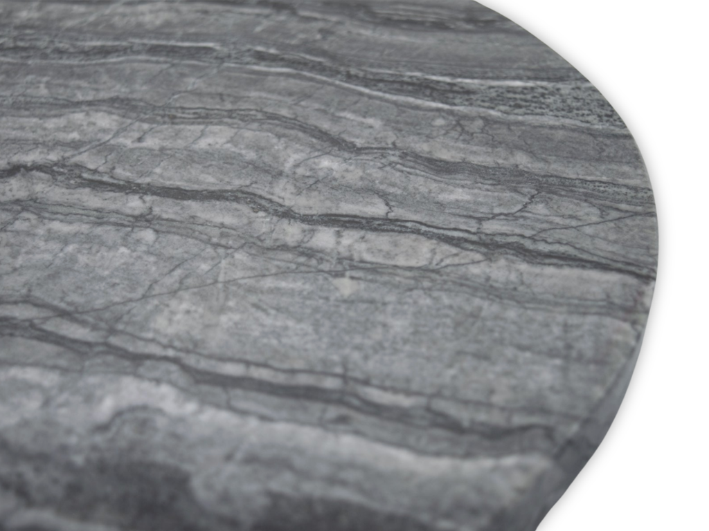 Bandeja Giratoria Mármol Azul Silver Wave 30 cm