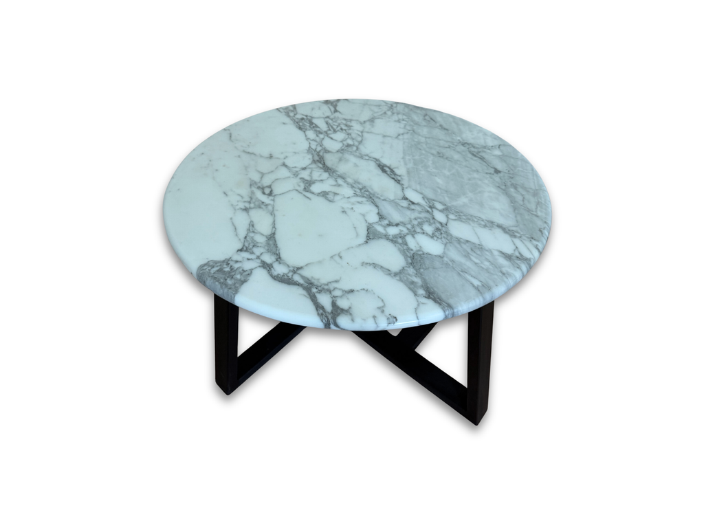 Mesa Decorativa Mármol Blanco Arabescato