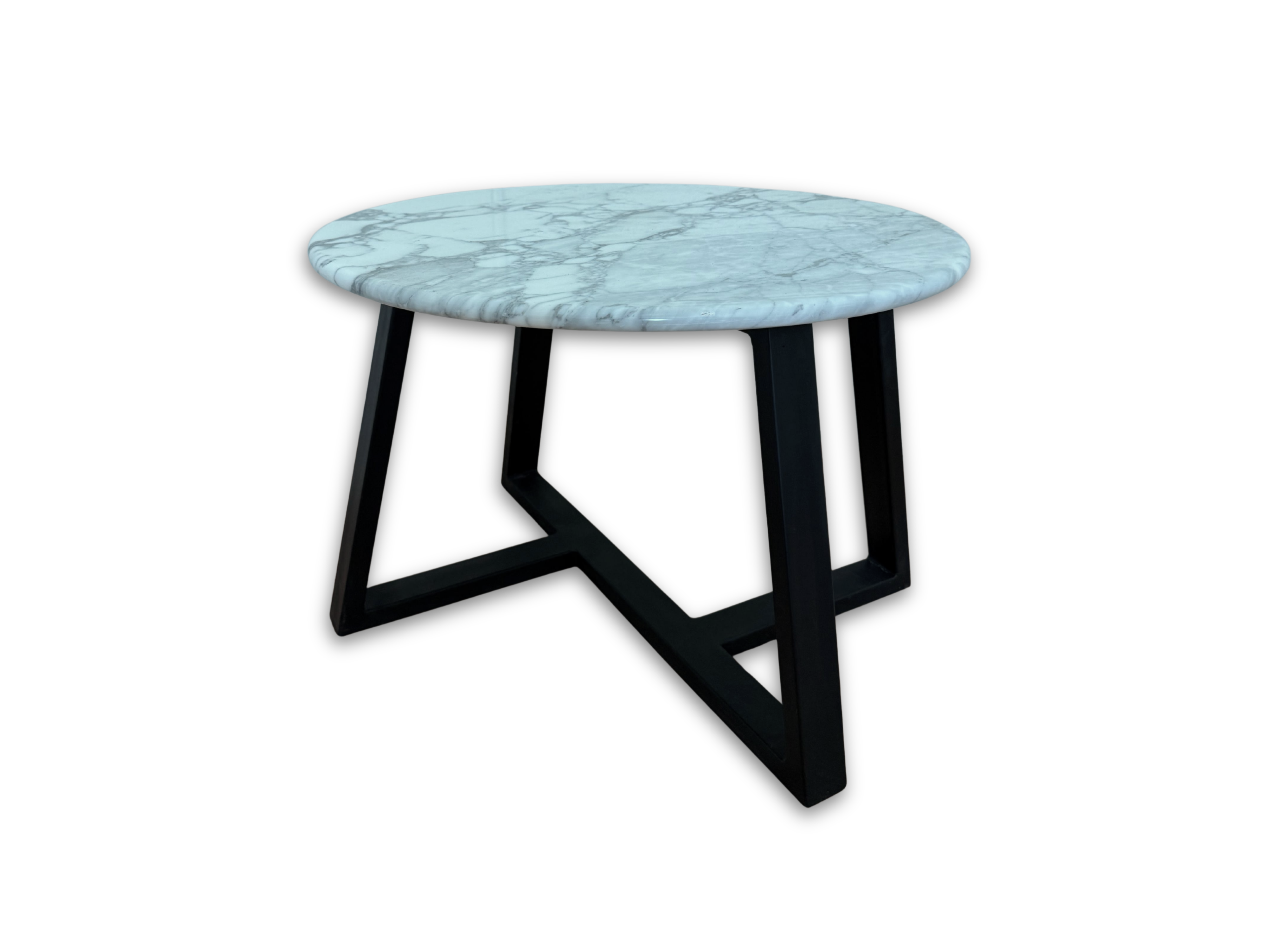 Mesa Decorativa Mármol Blanco Arabescato