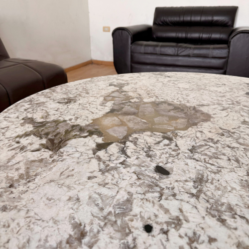 MESA DECORATIVA CUARZITA ALPINUS WHITE