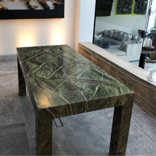 Comedor Mármol Rain Forest Green