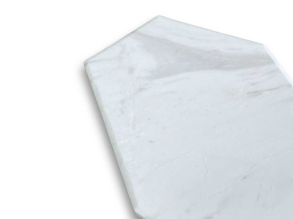 Tabla de servicio Mármol Blanco Volakas