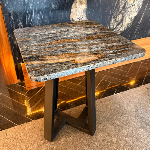 Mesa Decorativa Cuarcita Metalicus