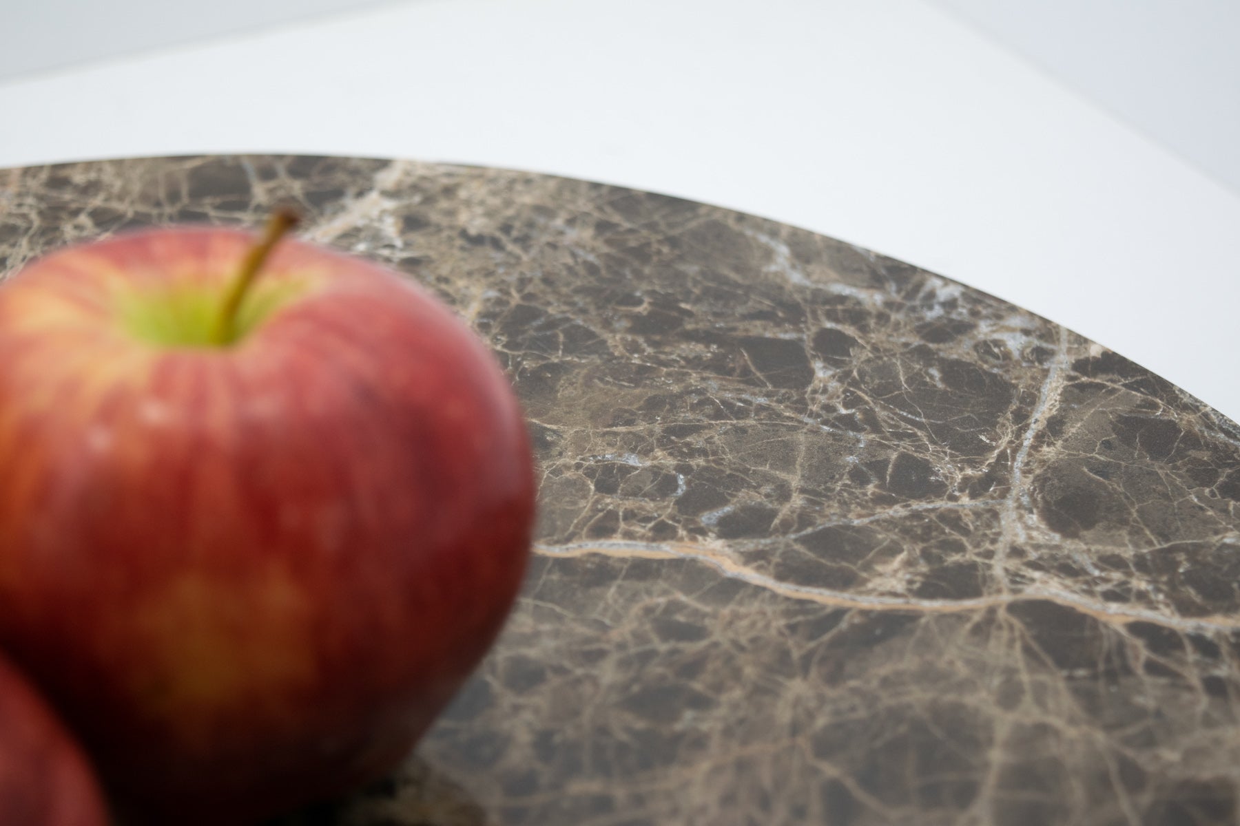 Bandeja Giratoria Mármol Marrón Emperador 30 cm