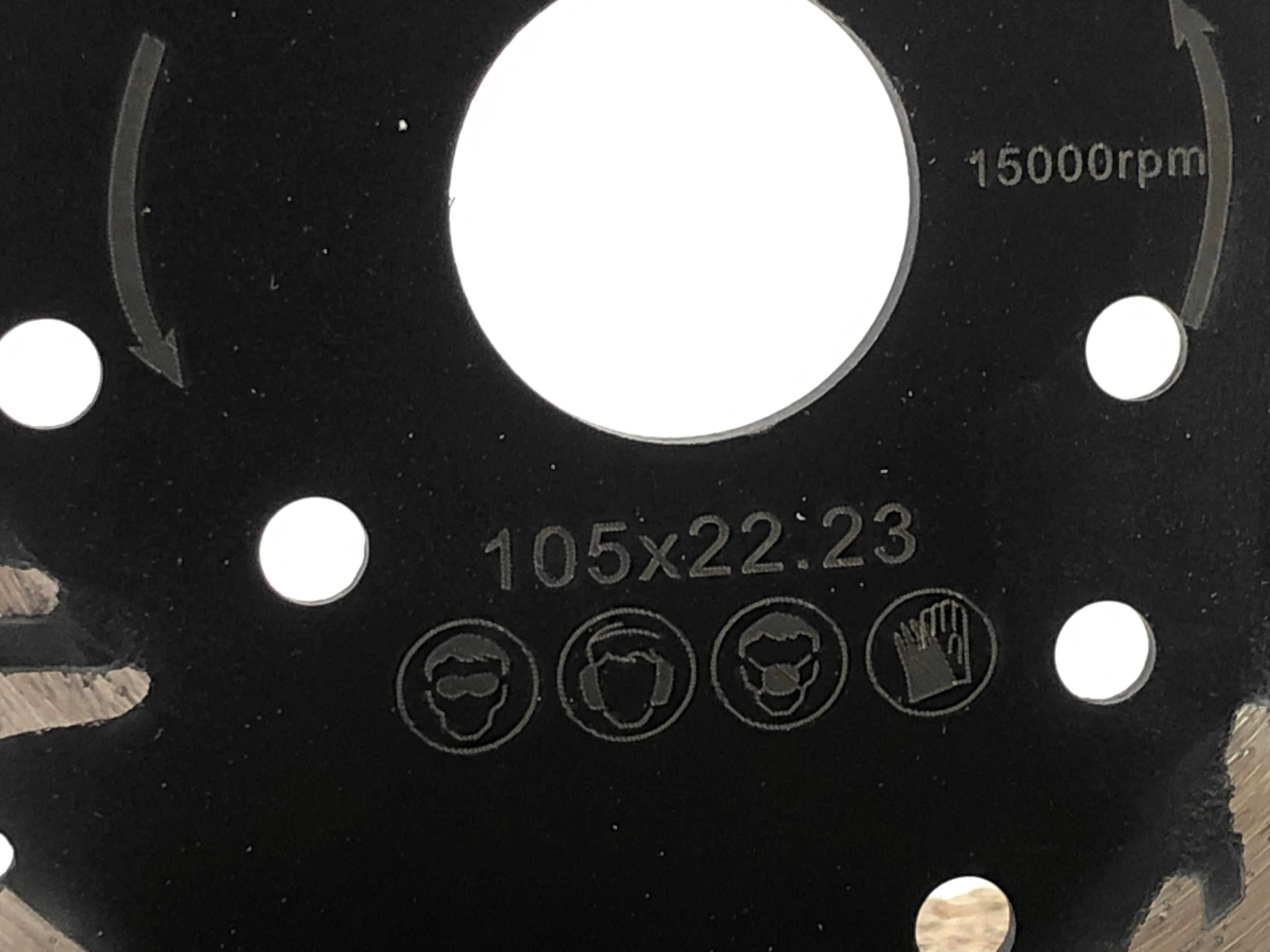 DISCO DE DIAMANTE  4 " / 105 mm DE DIAMETRO