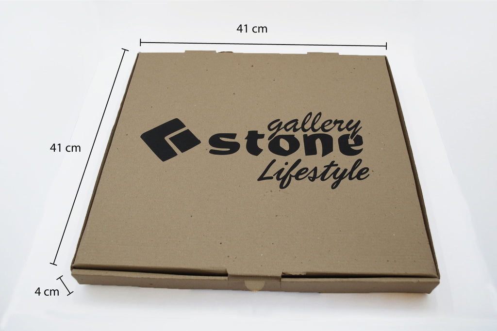 Bandeja Giratoria Mármol Marrón Emperador 30 cm